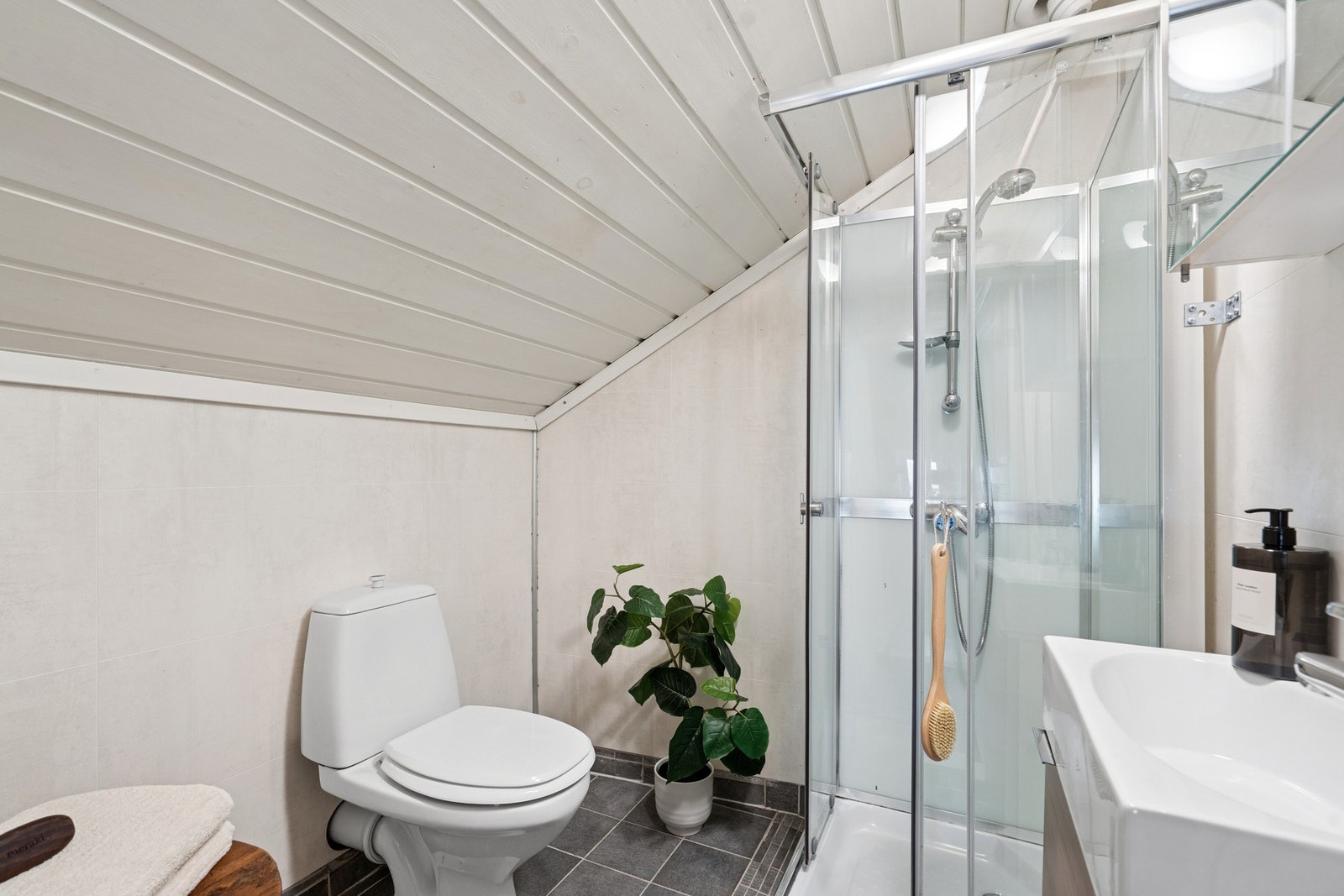 Det er mekanisk avtrekk på badet. Galleribilde