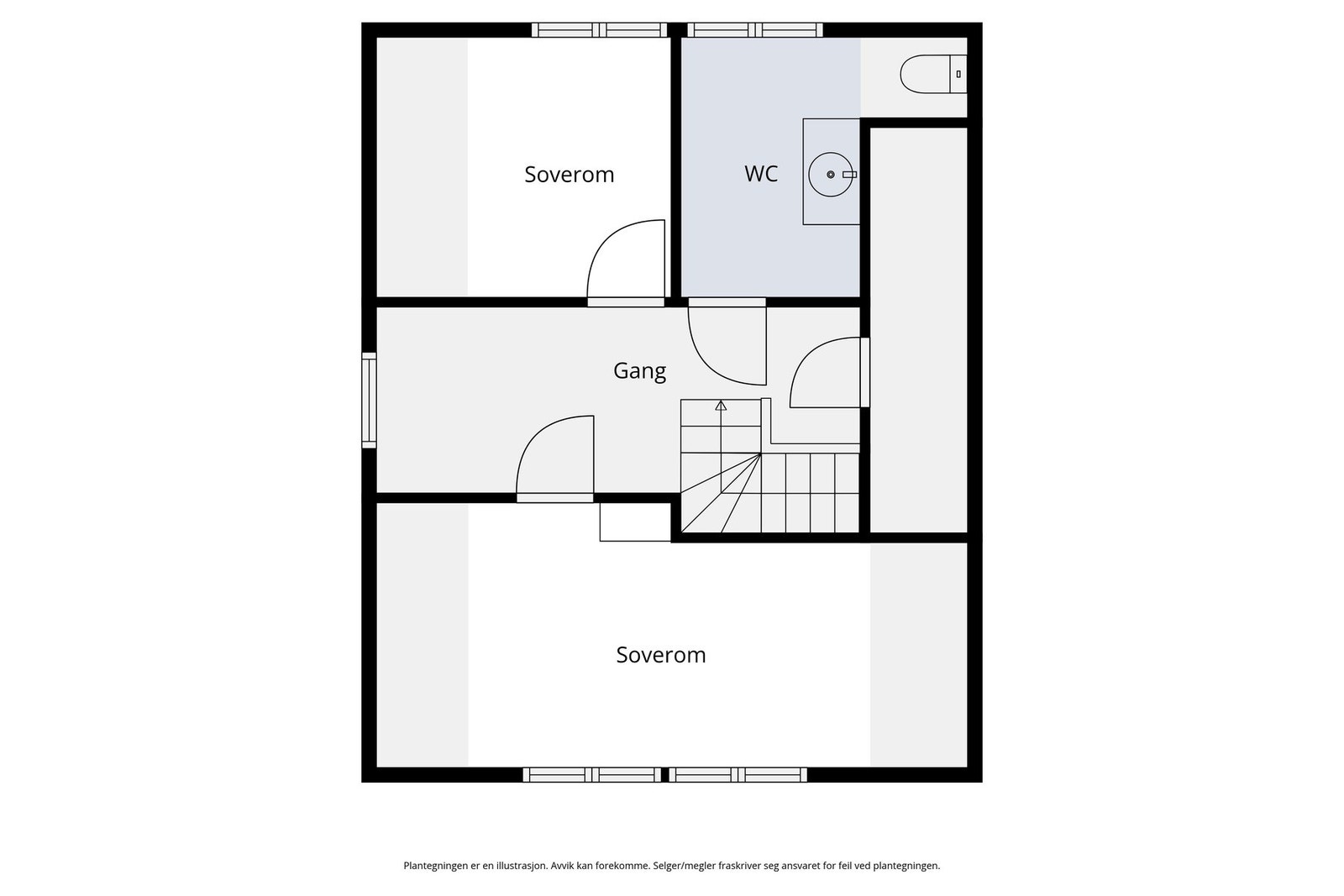 Planløsning 2. etasje. Galleribilde