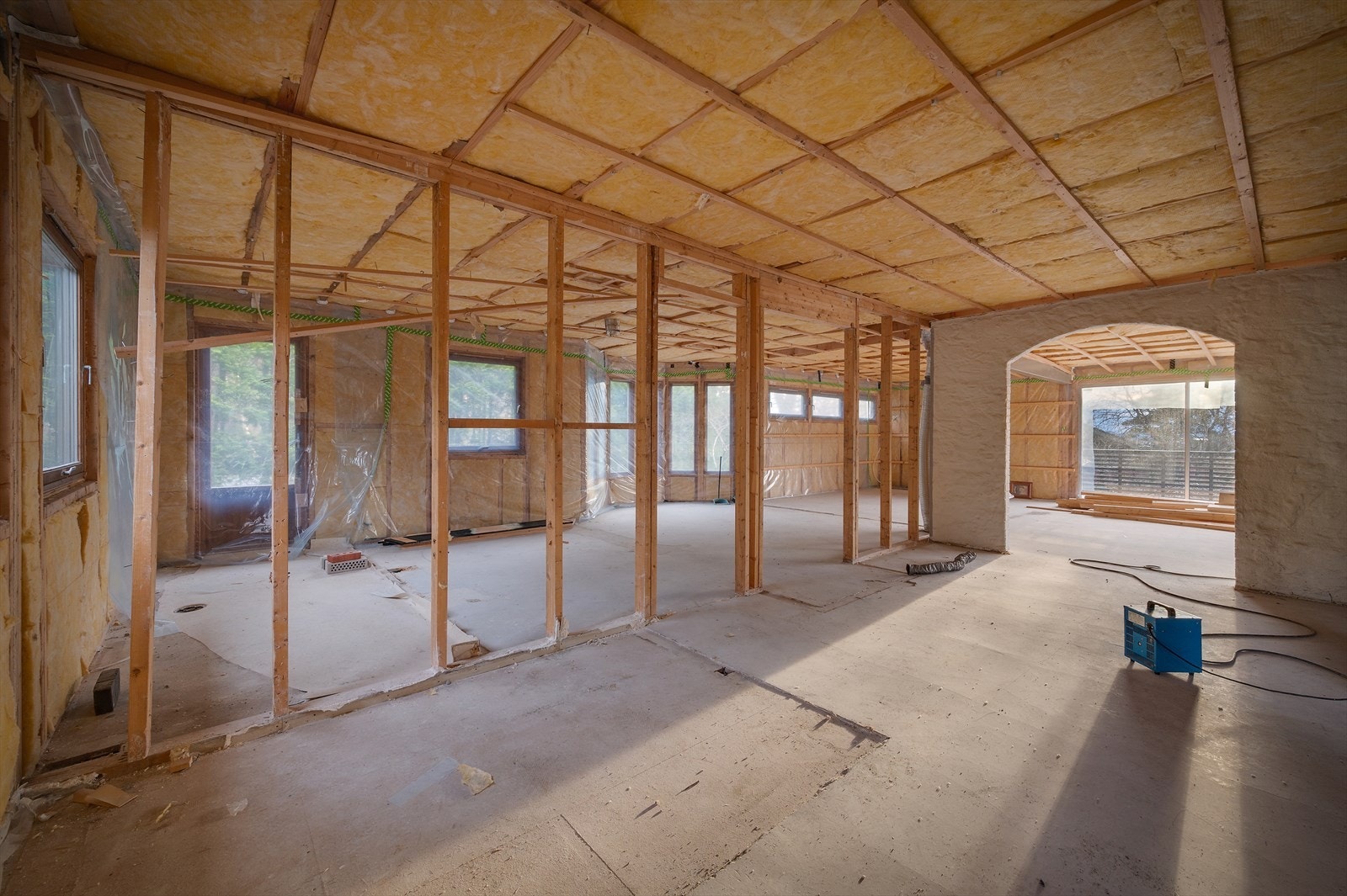 - Den åpne planløsningen gjør bruksmulighetene store - Galleribilde