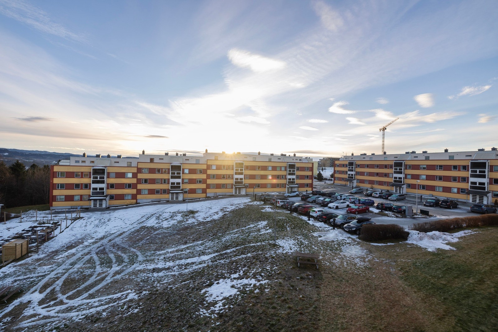 Utsikt fra terrasse. Galleribilde