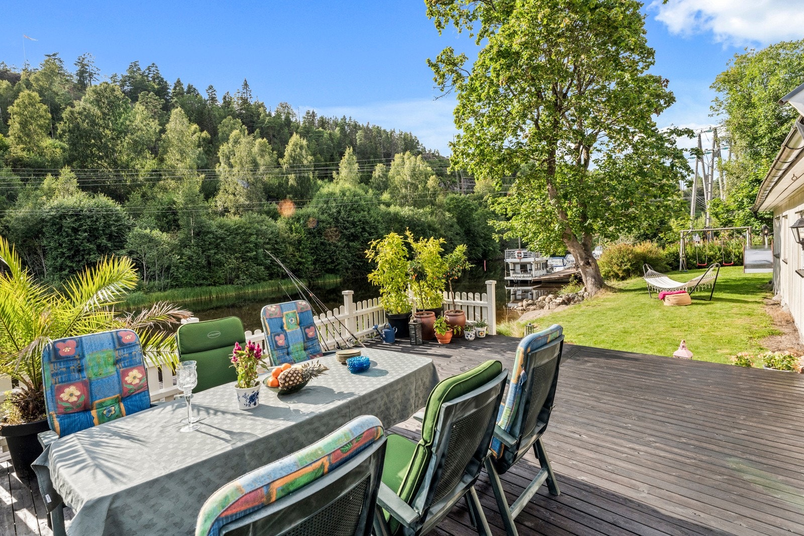 God plass til større langbord, lounge, grill mm Galleribilde