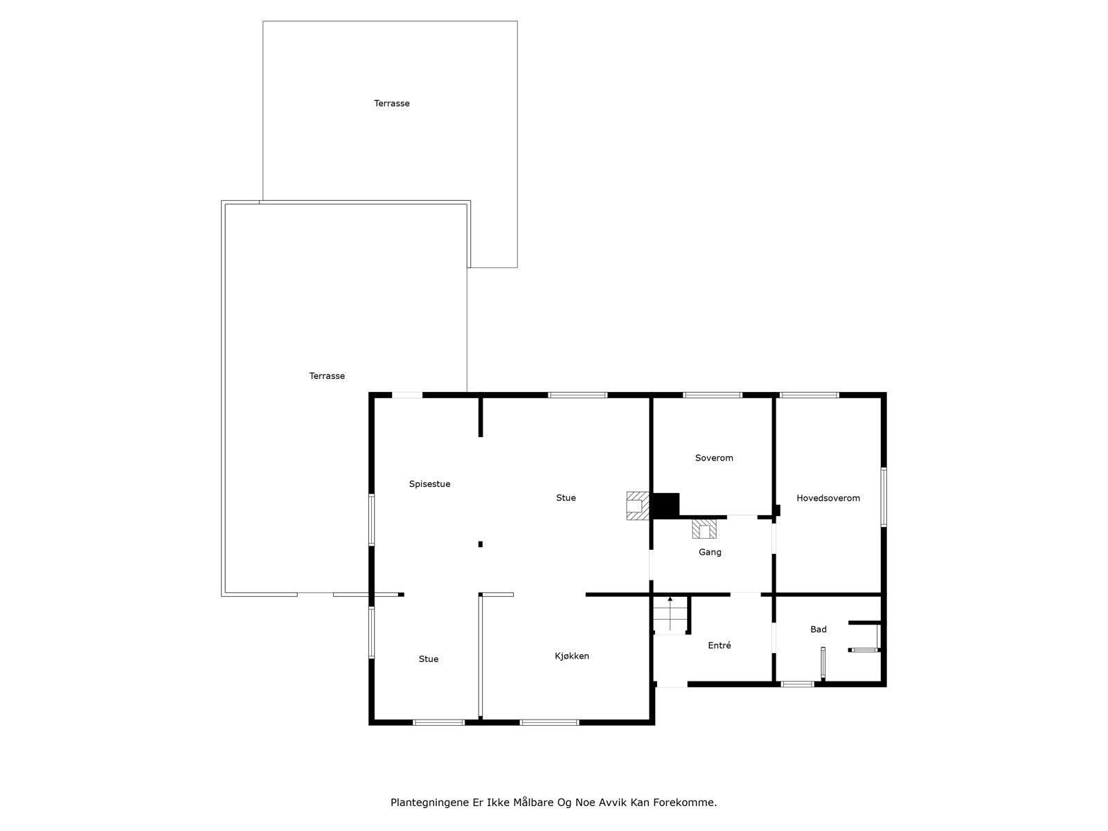 Plantegning - Tømmerveien 15 - 1.etasje Galleribilde
