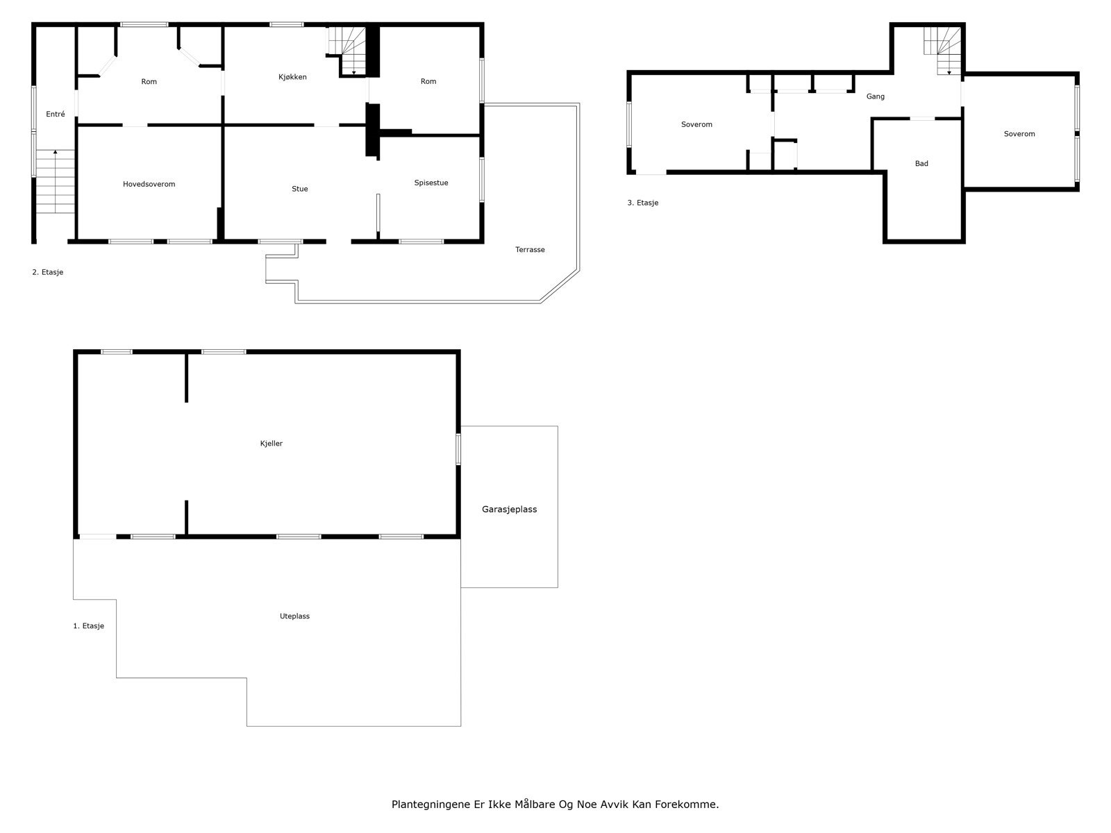 Plantegning - Tømmerveien 13 - Alle plan Galleribilde