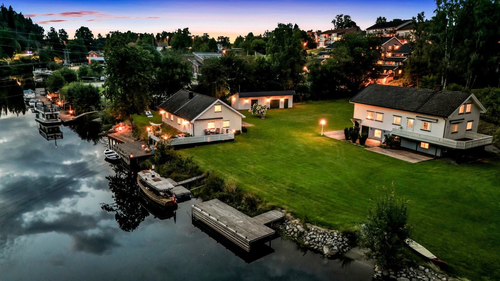 Unik beliggenhet langs kanalen Galleribilde