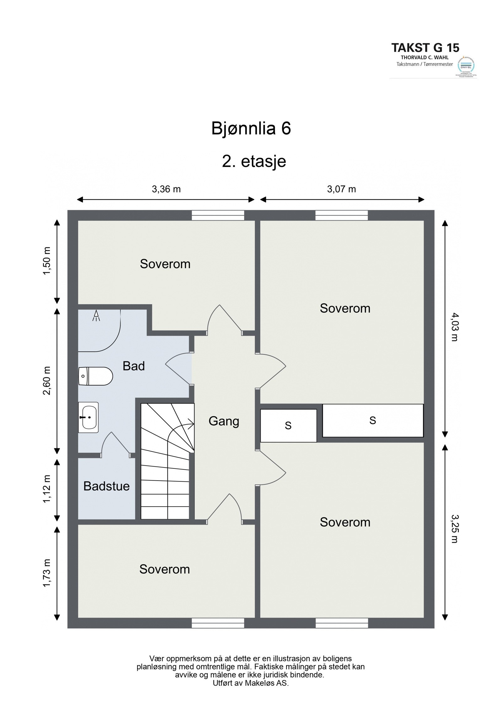 Plantegning 2. etasje Galleribilde