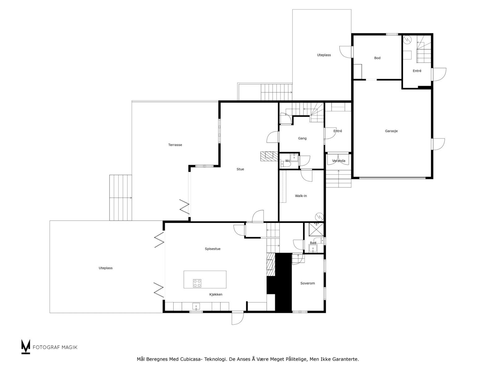 Plantegning 1.etasje Galleribilde