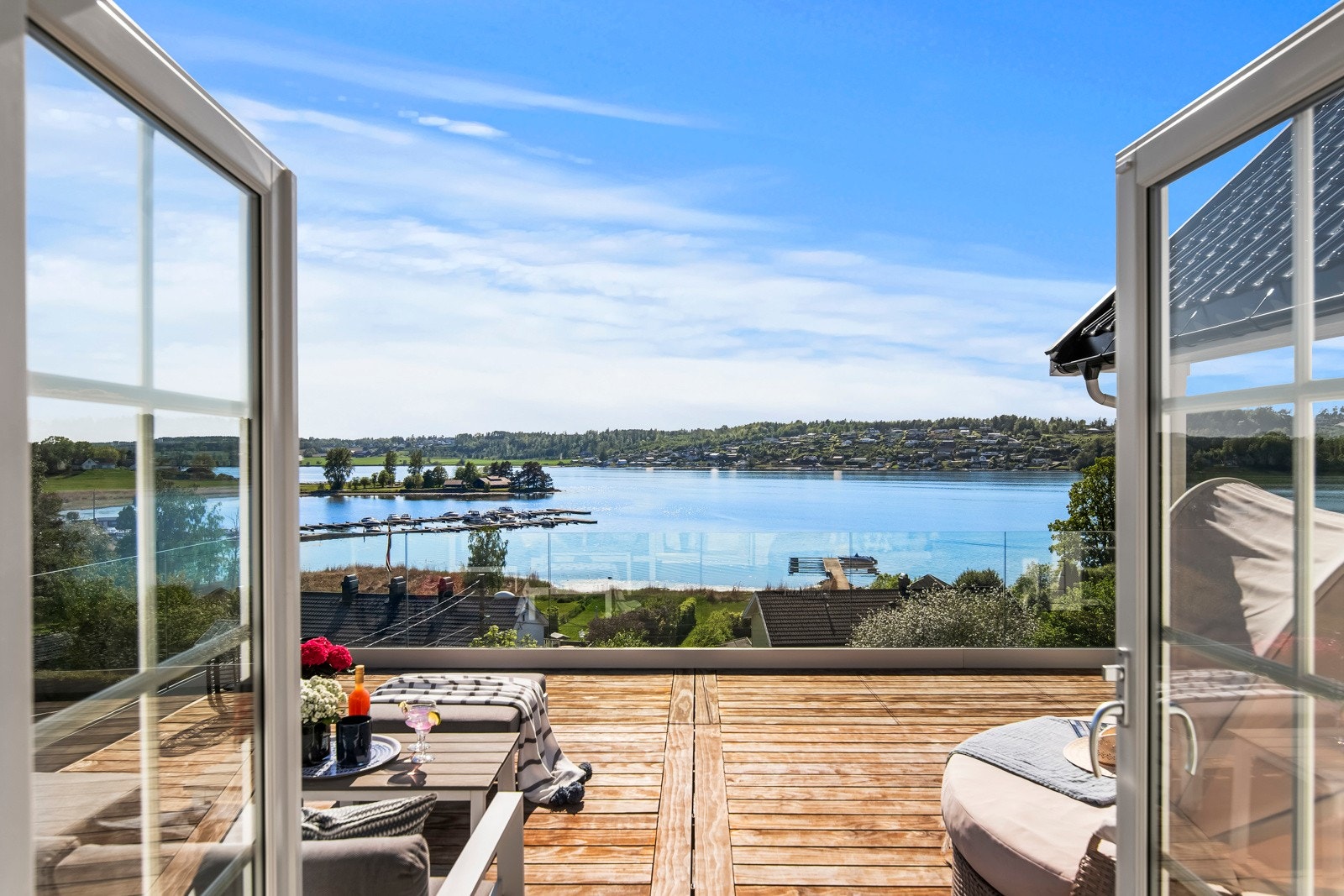 Utsikt fra hovedsoverom Galleribilde