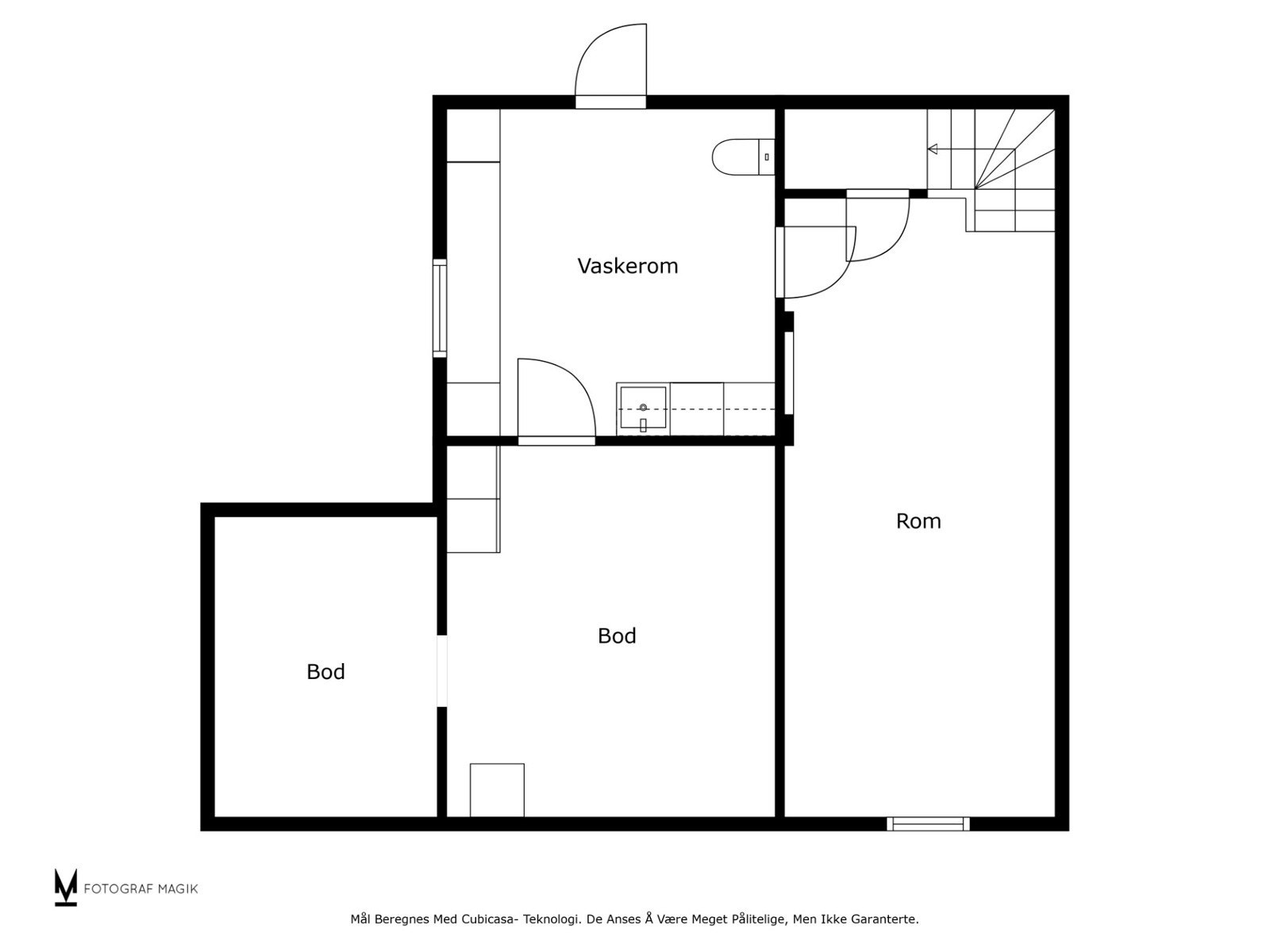 Plantegning kjeller Galleribilde