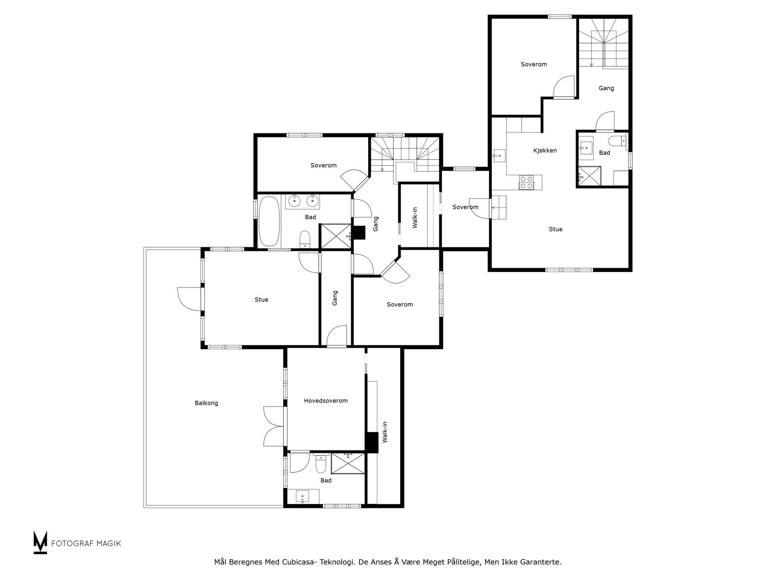 Plantegning 2.etasje Galleribilde