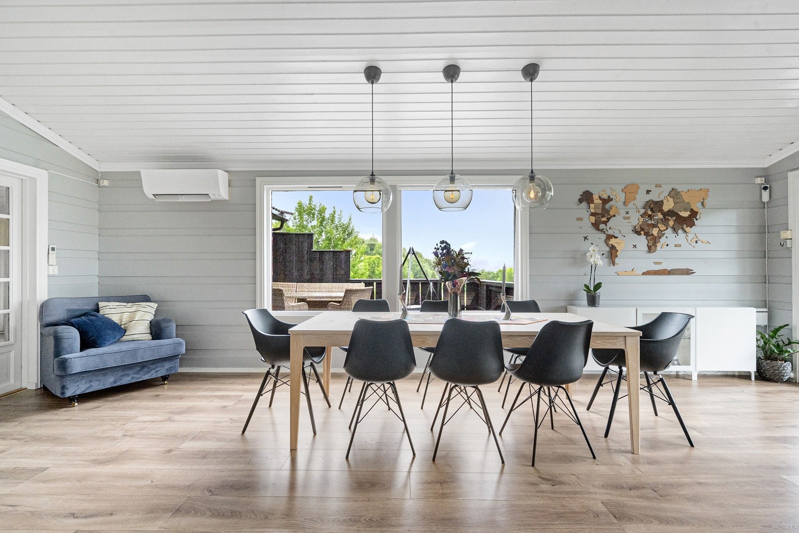 Her kan du samle venner og familie til et hyggelig måltid. Galleribilde