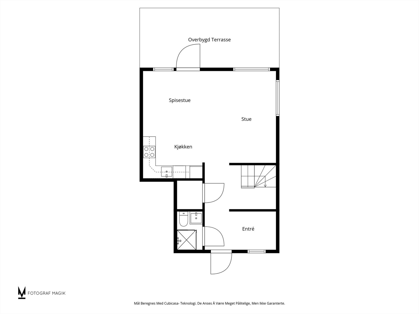 Plantegning første etasje Galleribilde