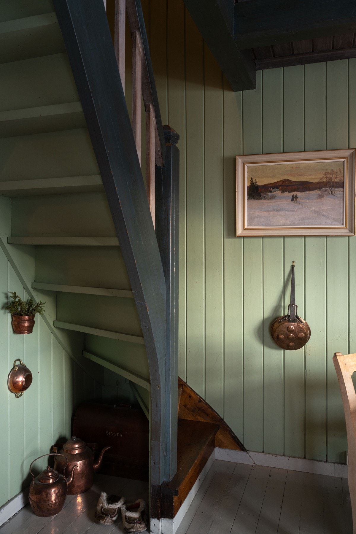 Trappen opp til loftsetasjen Galleribilde