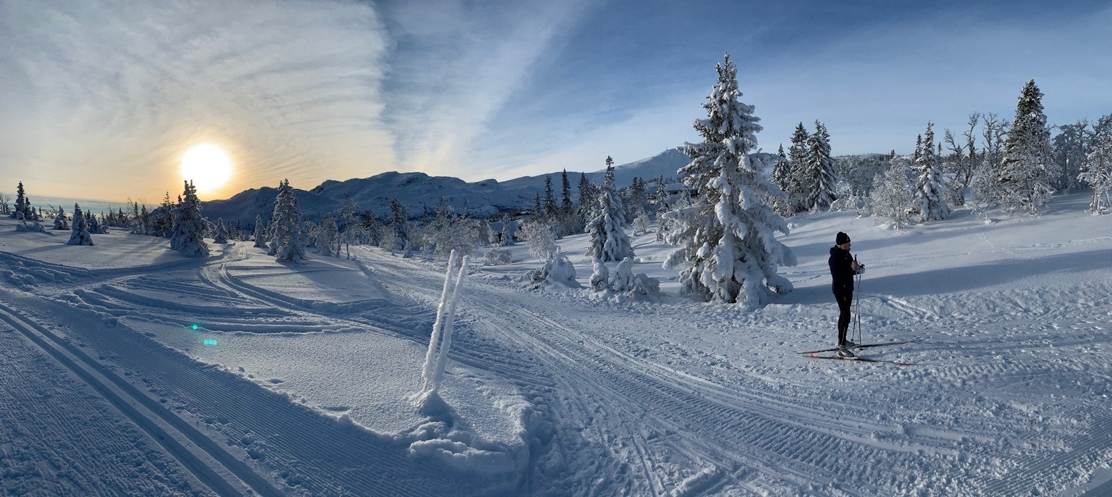 Langrenn og tur Gausta har ca 85 kilometer med velpreparerte spor i variert terreng Galleribilde