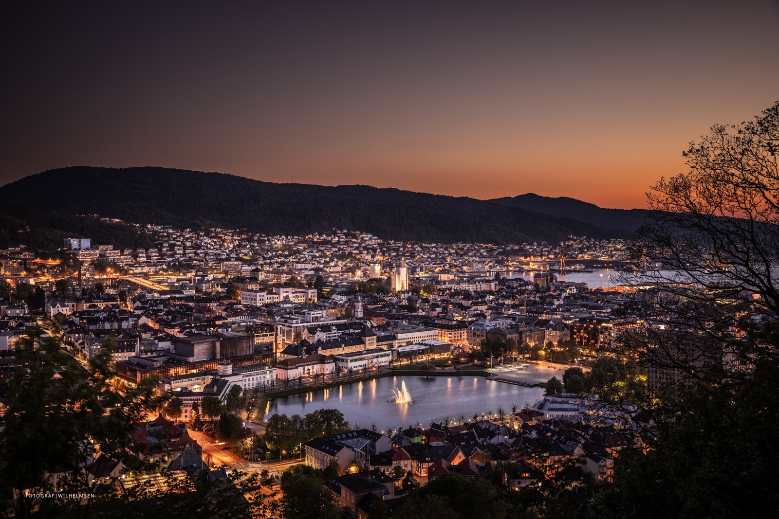 Eller Fjellveien, med turløyper etc. Galleribilde