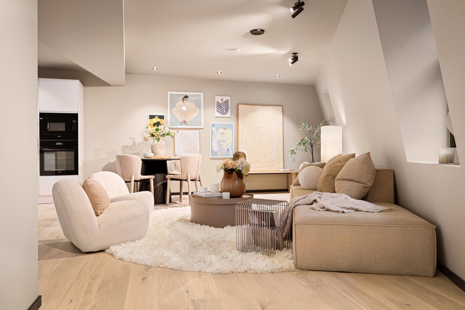 Pene overflater og flott gulv Galleribilde