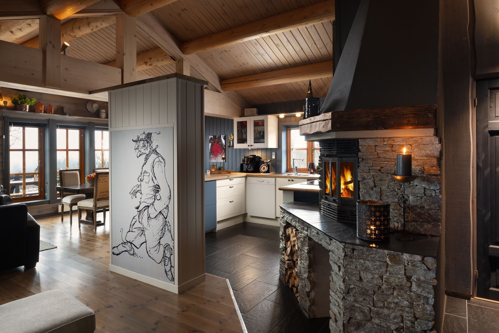 Hytten er full av detaljer Galleribilde