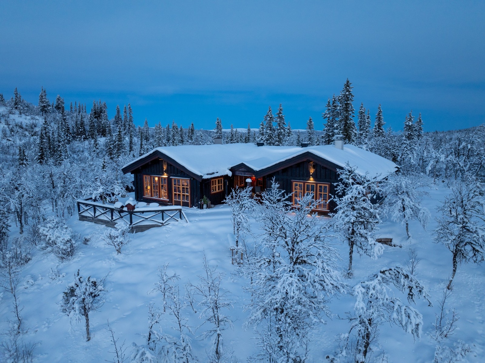 Beliggende midt i smørøyet for et aktivt friluftsliv Galleribilde