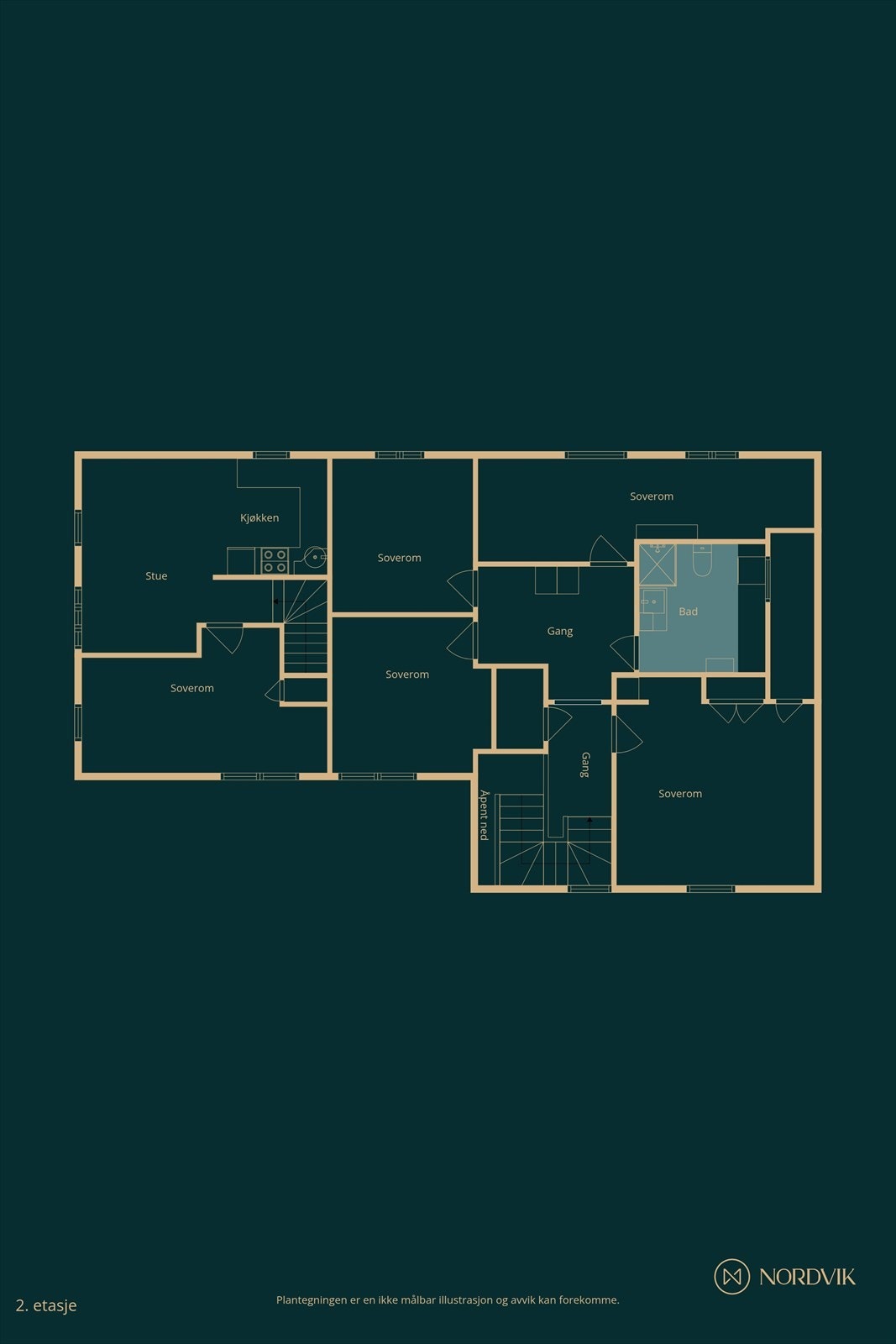 Plantegning Galleribilde