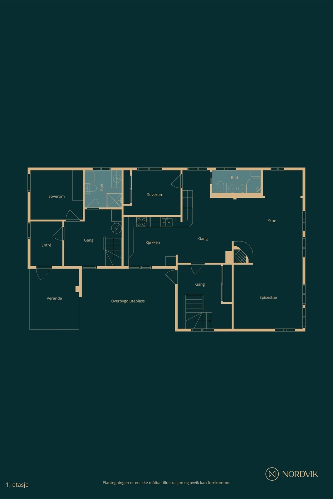 Plantegning Galleribilde