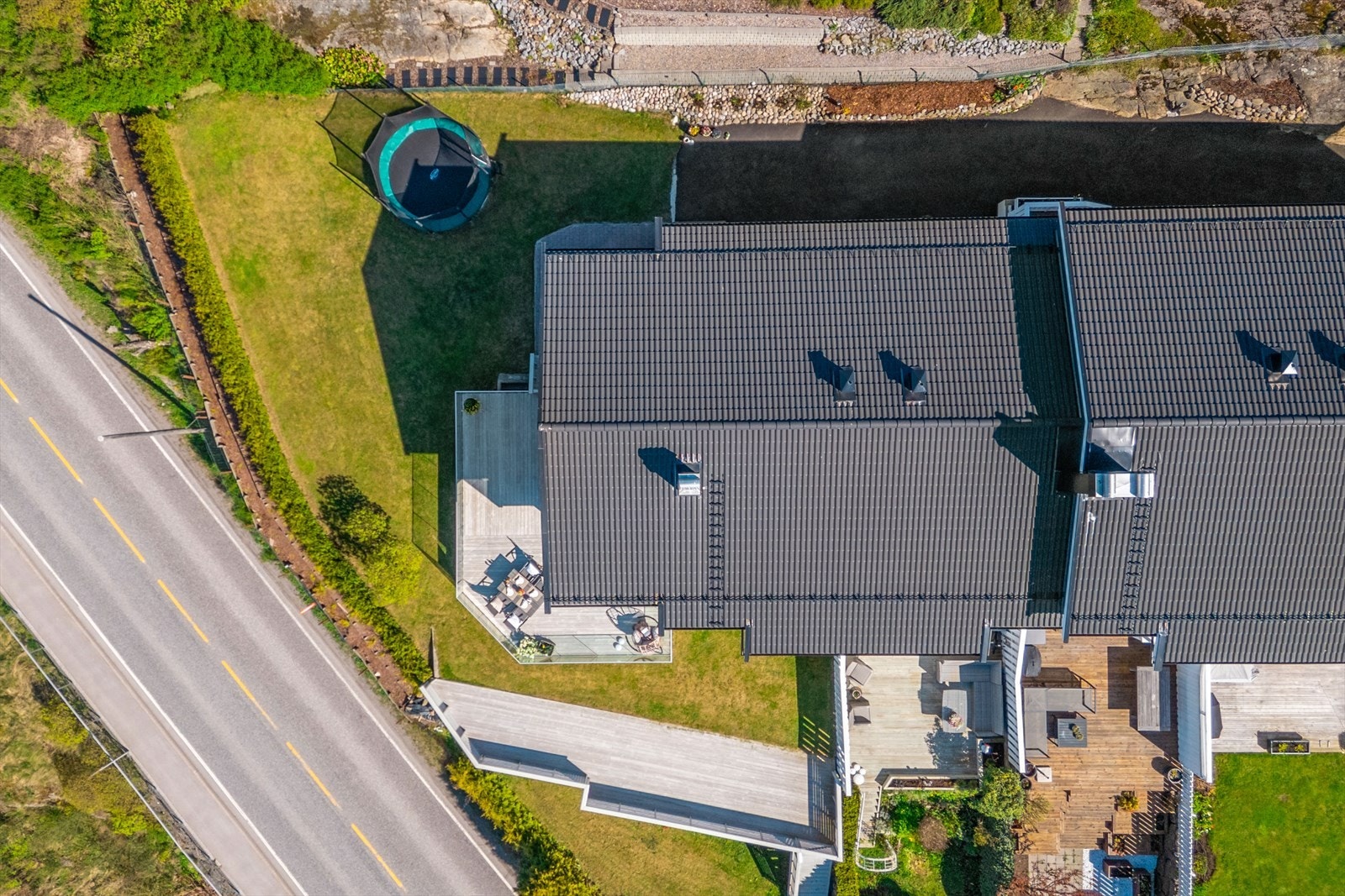 Oversikt over tomten Galleribilde