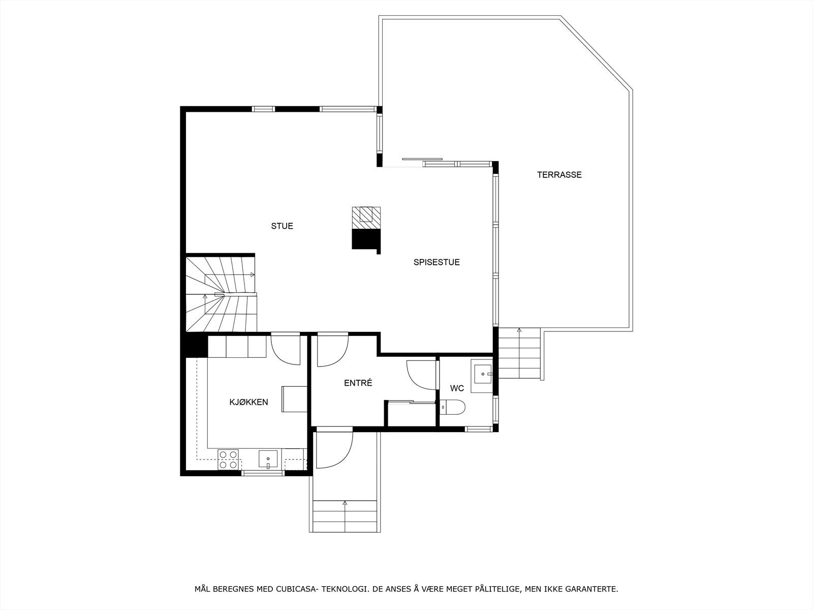 Plantegninger for 1. etasje Galleribilde