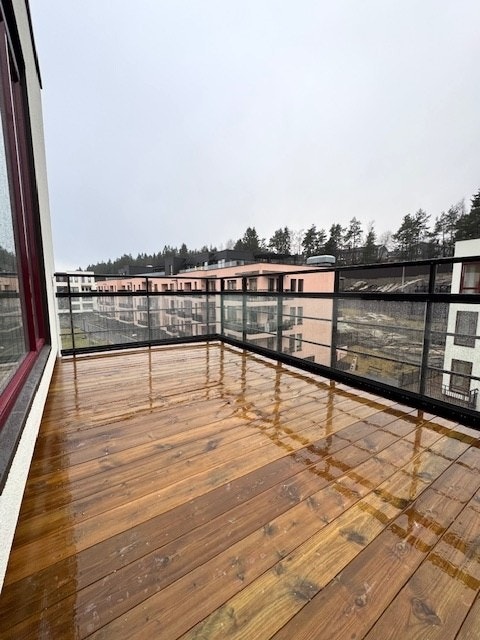 Stor vestvendt balkong. Galleribilde