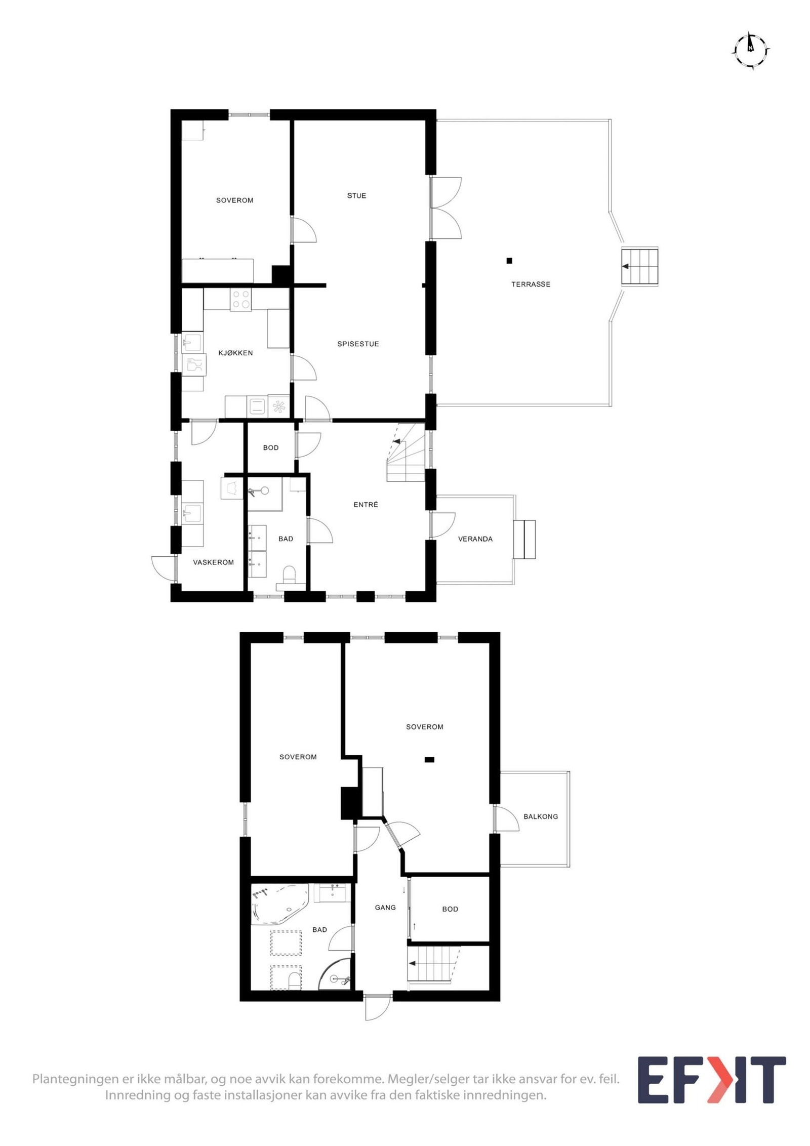 1. og 2. etasje Galleribilde