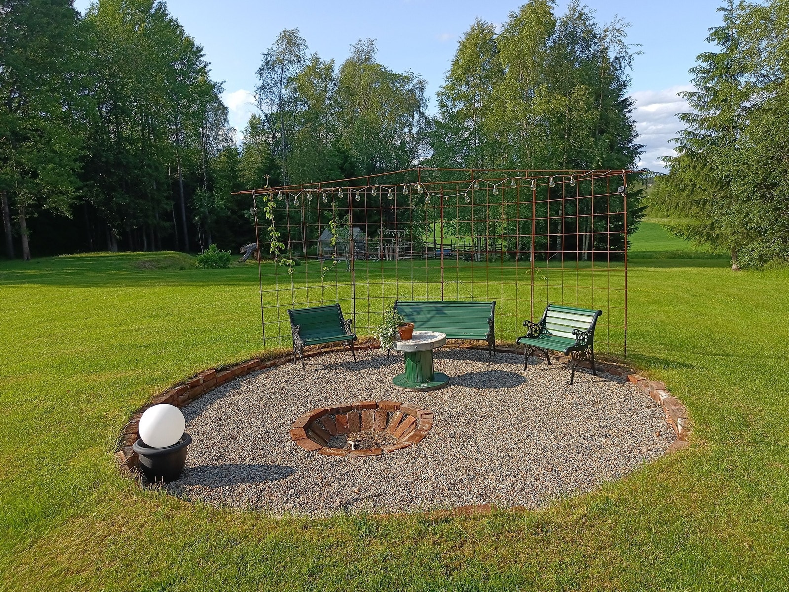 koselig bålplass Galleribilde