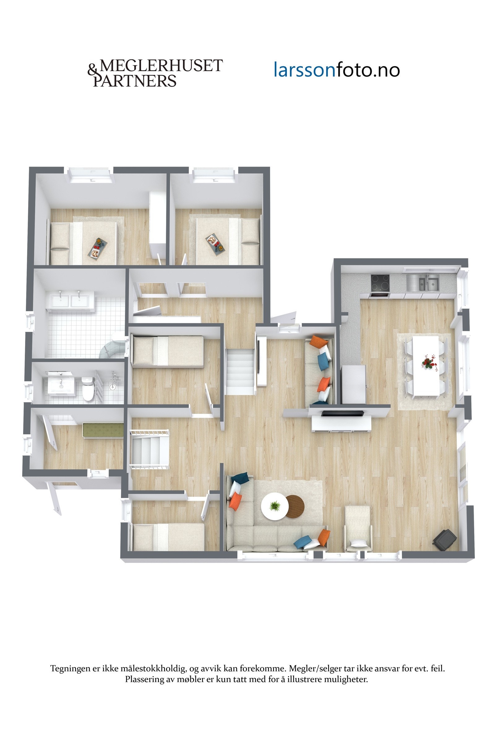 Plantegning hytte Galleribilde