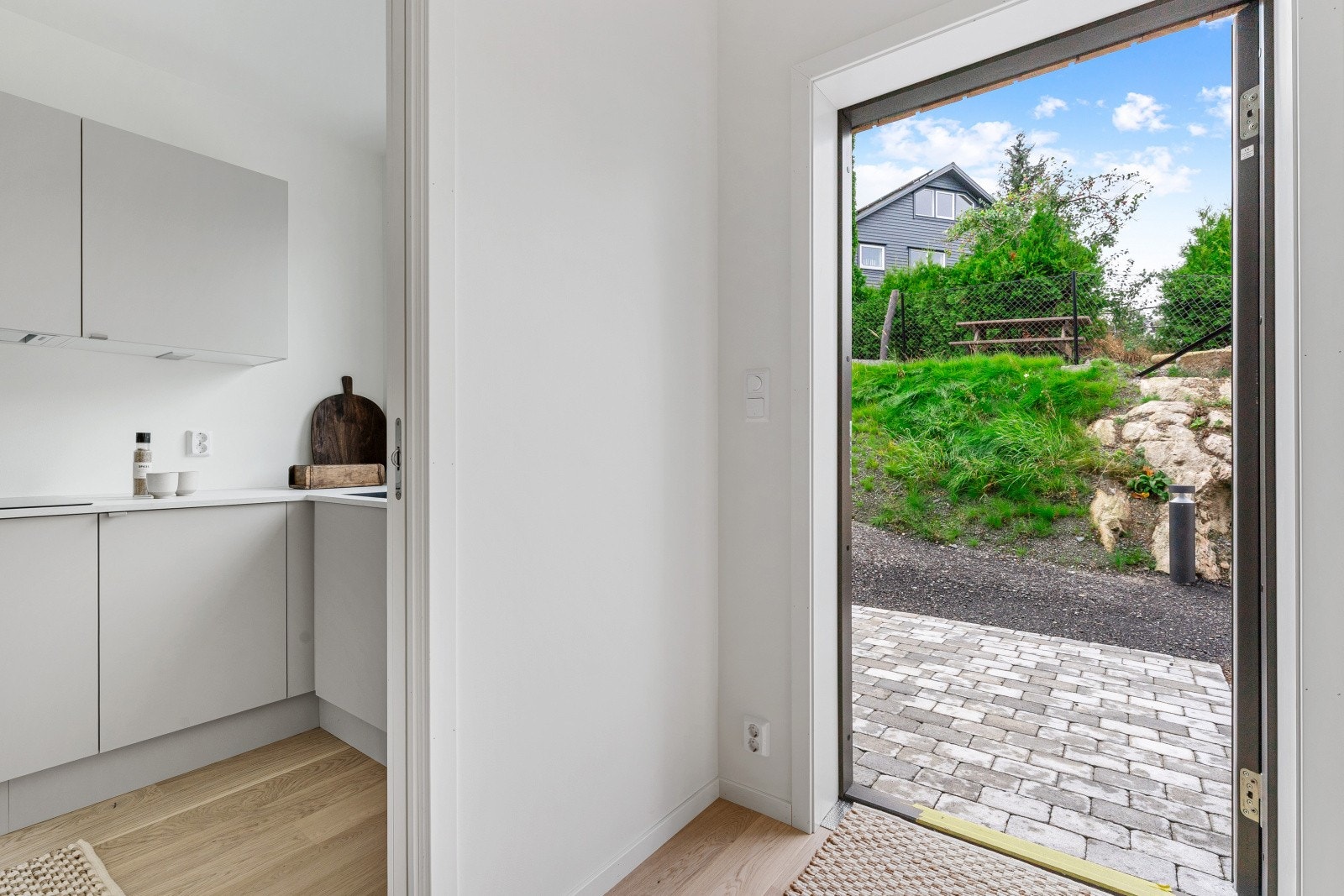 Man kommer inn i boligens 3. etasje. Galleribilde