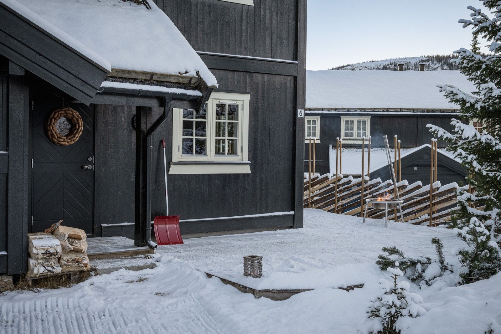 Innbydende inngangsparti. Galleribilde