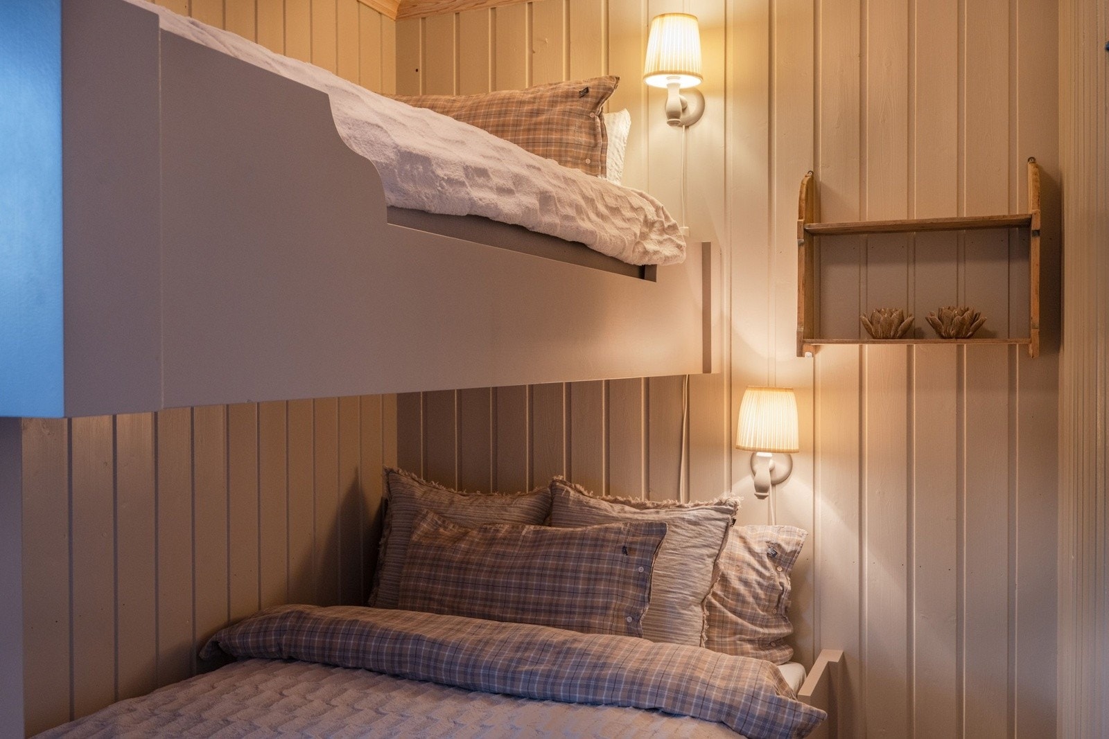 Soverom 2 har i dag praktisk køyseng med soveplasser til to. Galleribilde