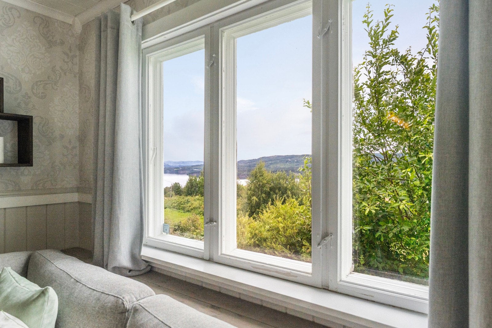 Den fine utsikten kan nytes fra flere steder Galleribilde