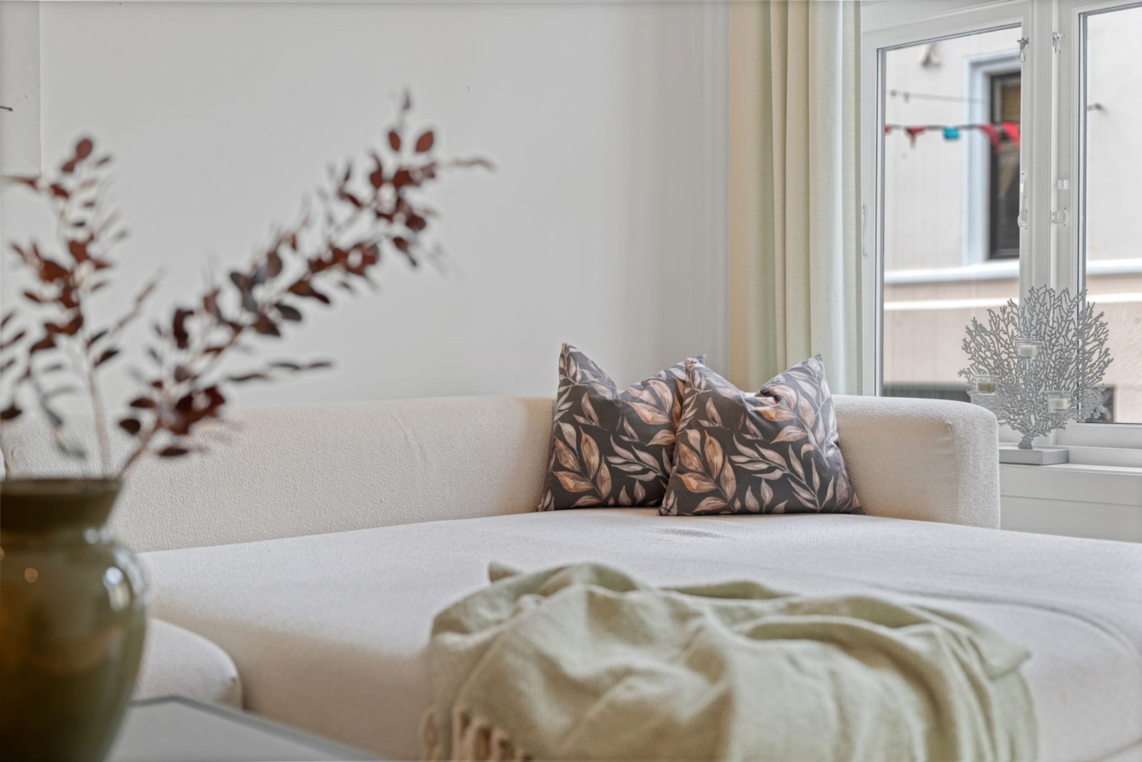 Stemningsfulle oppholdsrom. Galleribilde