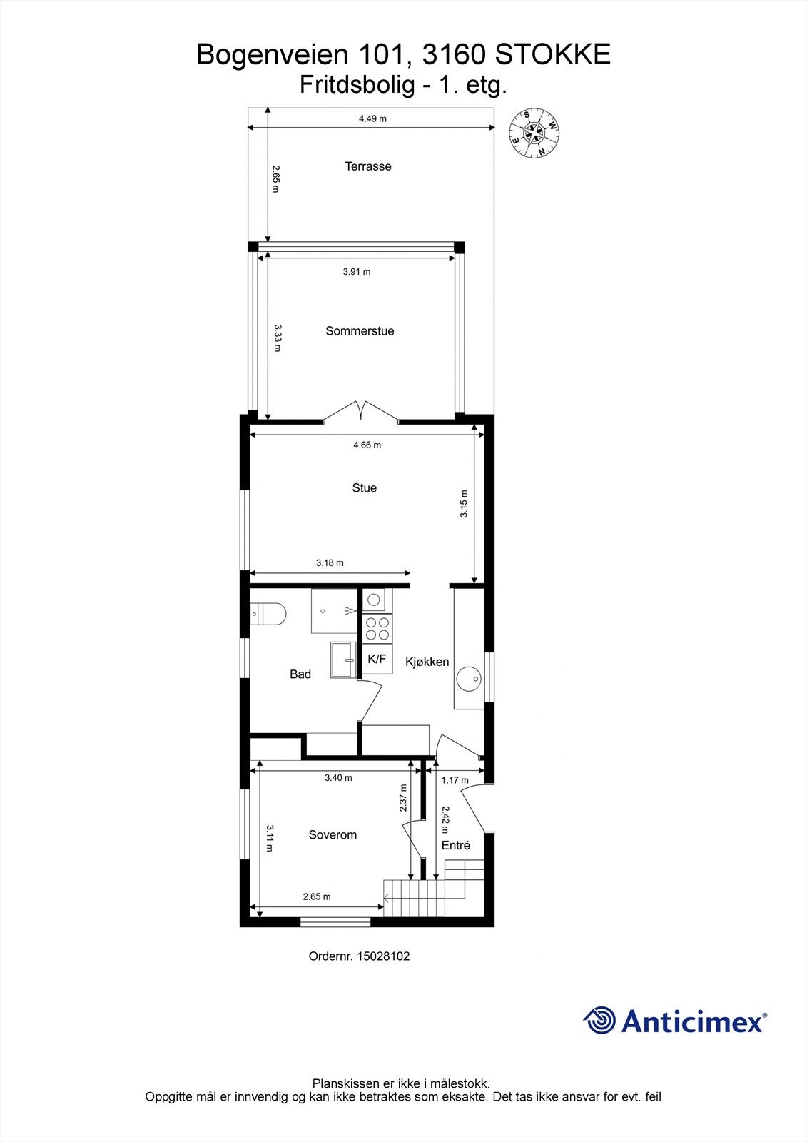 Plantegning 1. etg. Galleribilde