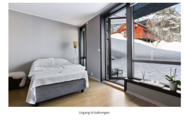 Alternativ måte å innrede med sengen motsatt vei Galleribilde