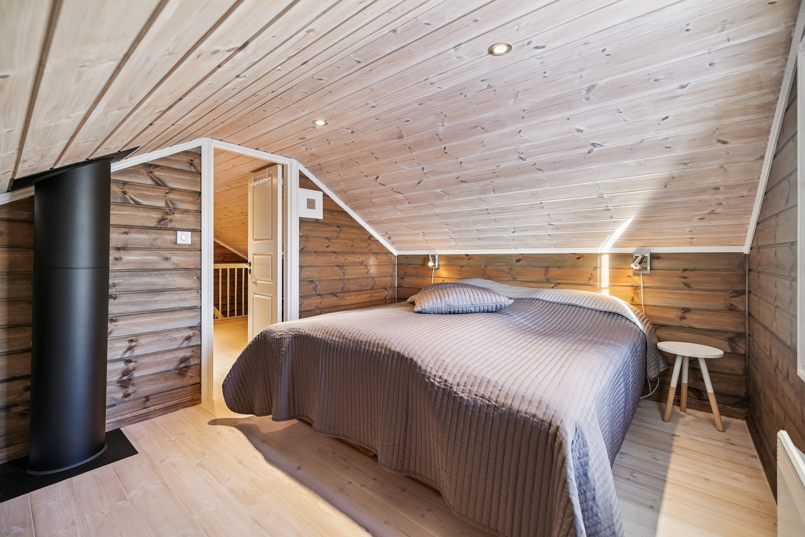 Begge rommene i loftsetasjen er av god størrelse. Galleribilde