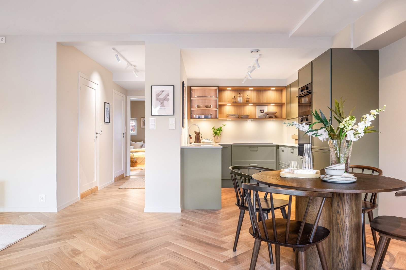 Det lekre kjøkkenet er levert av JKE Design og er helt ubrukt. Galleribilde