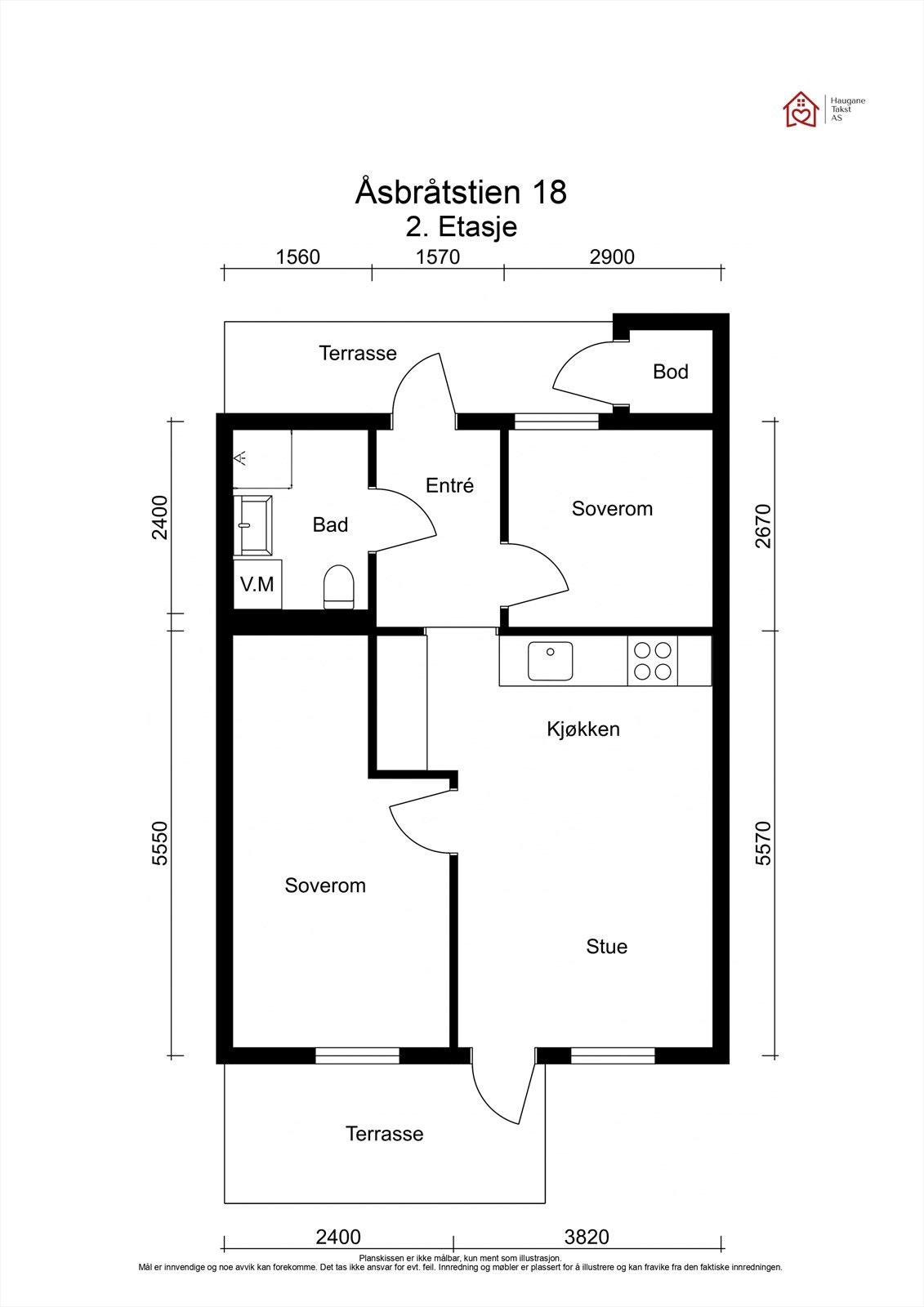Plantegning Galleribilde