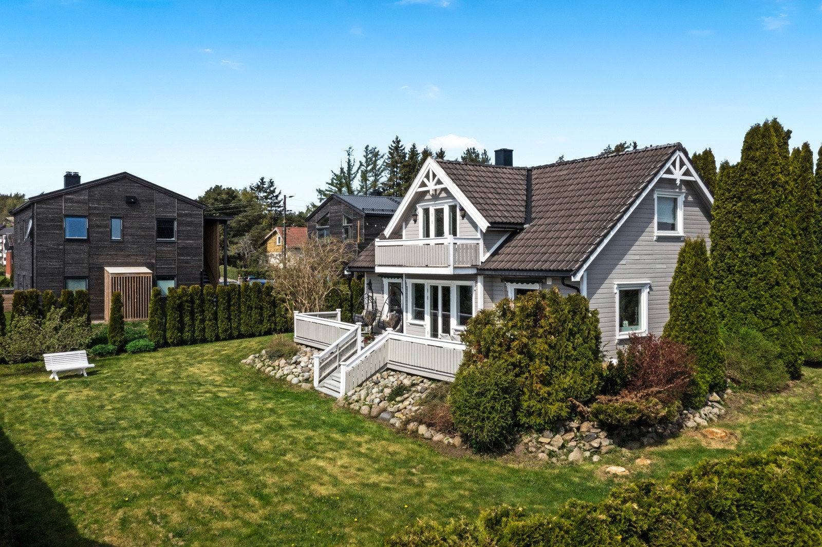 Boligen ligger innerst i blindvei Galleribilde