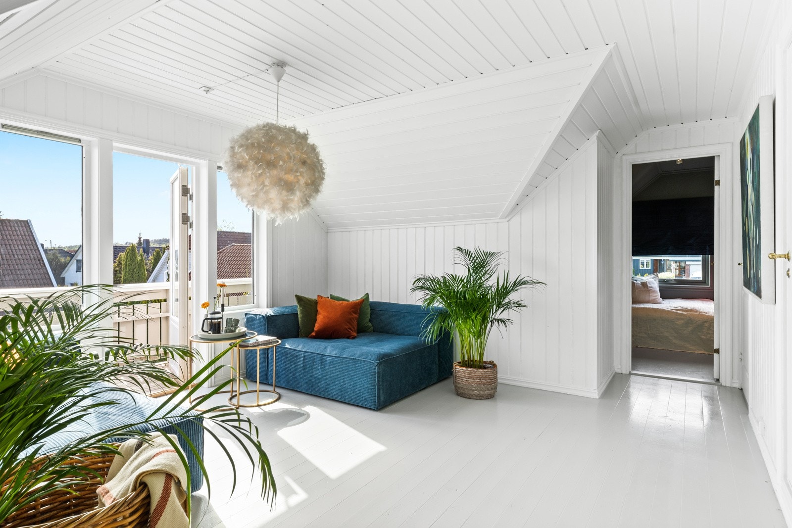 På andre siden av stuen ligger det soverom/barnerom Galleribilde