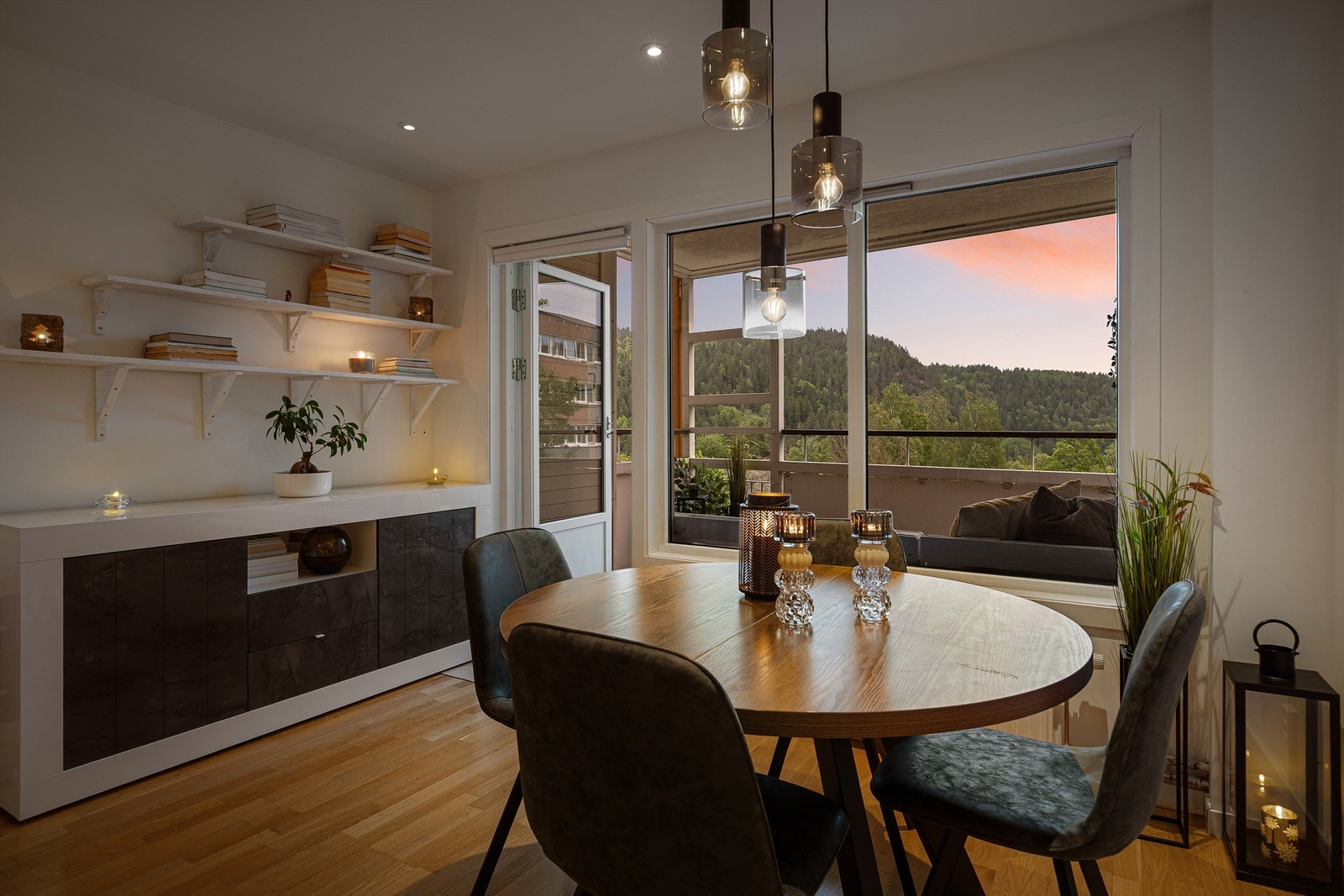 Kveldsstemning Galleribilde