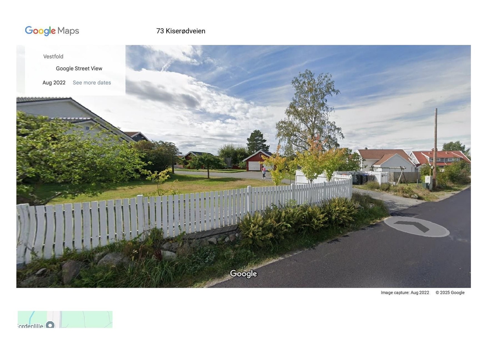 Utkjøring er planlagt til Kiserødveien. Galleribilde