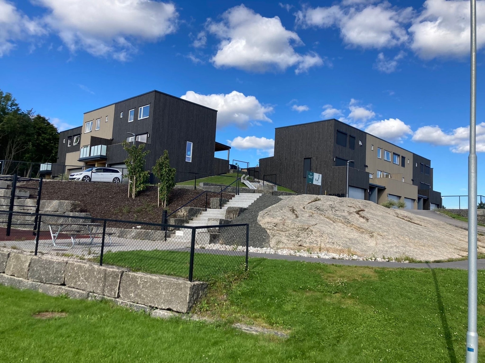 Nabolaget øst for tomten Galleribilde