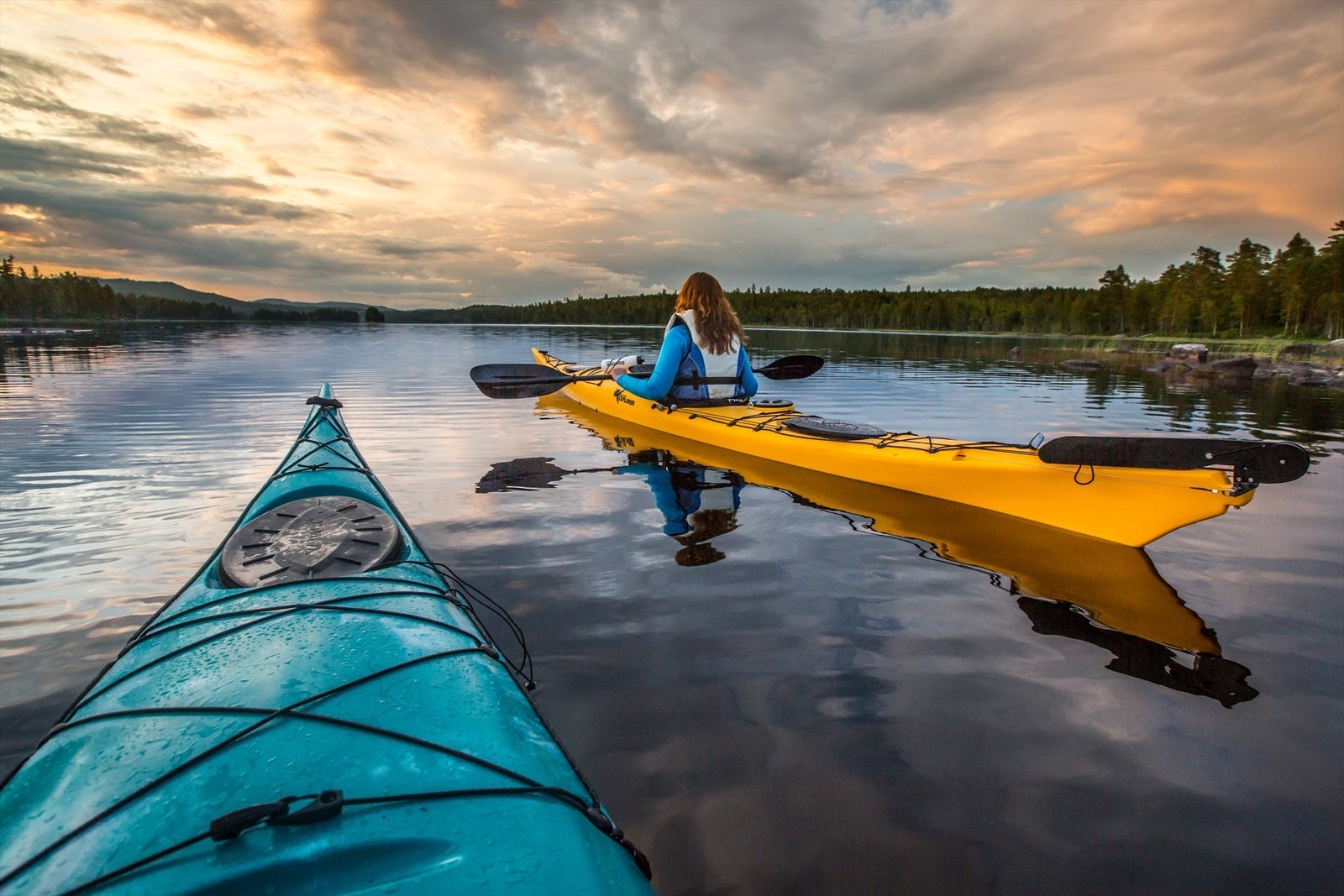 Flotte padlingsmuligheter i Romriksåsen med kort vei fra eiendommen! Galleribilde