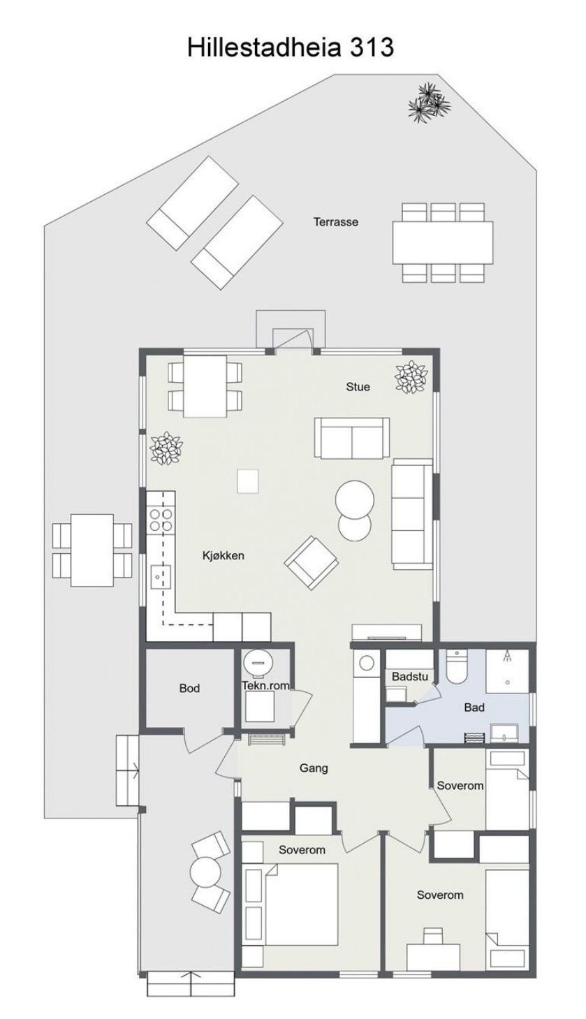 Plantegning Galleribilde