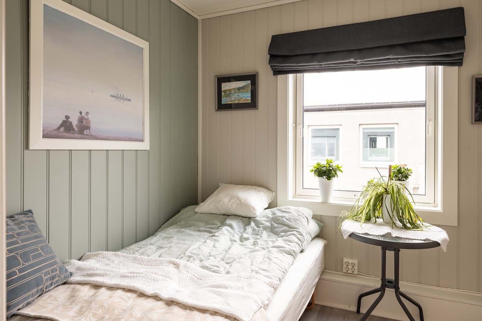 Gjesterommet er på 7,5m². Galleribilde