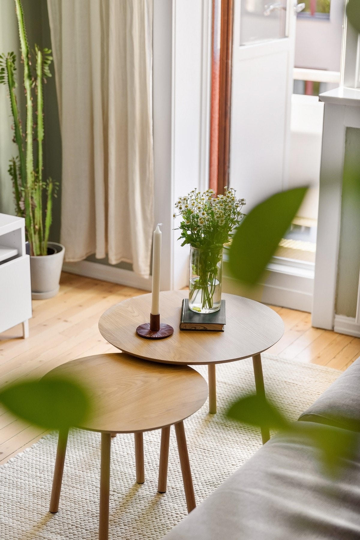 Det er originale tregulv i boligen som setter et hyggelig preg. Galleribilde