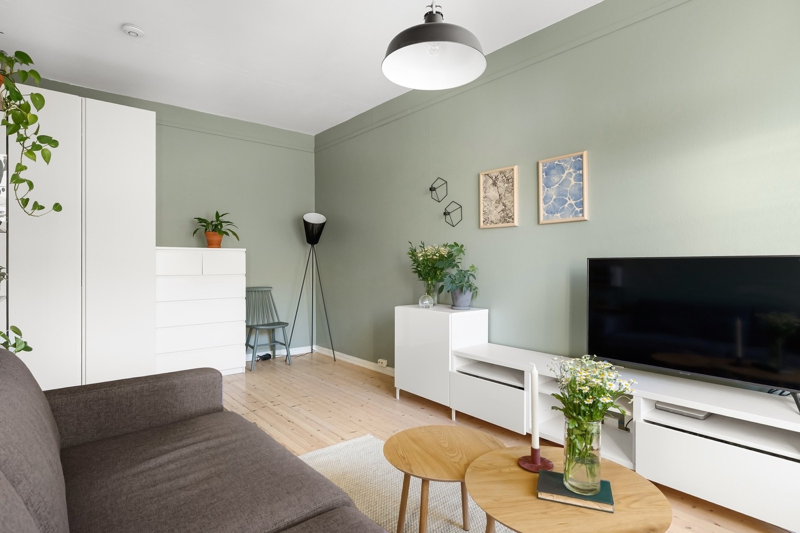 Varmtvann, fyring og fibernett fra GlobalConnect er inkludert i felleskostnadene. Galleribilde