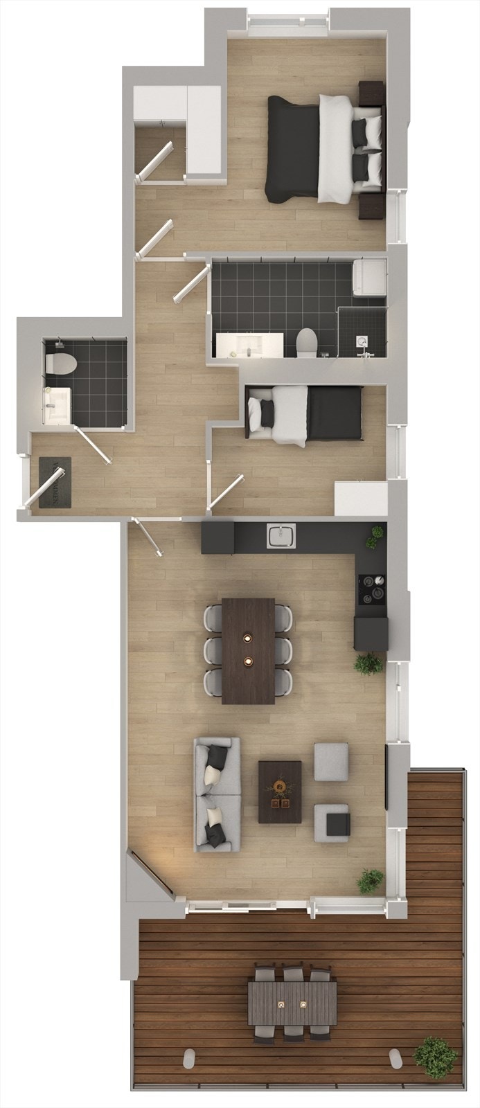 Plantegning leilighet E-301 Galleribilde